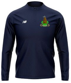 East Sutton Cricket Club New Balance 1/4 Zip Mid Layer Navy  Jnr