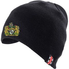 Heslerton CC GN Black Beanie