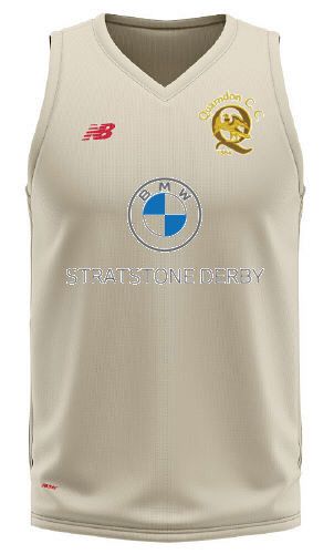 Quarndon Cricket Club New Balance Sleeveless Slipover   Jnr