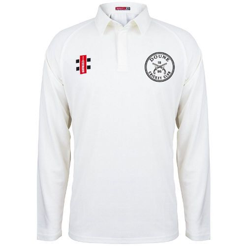 Doune CC GN Matrix Cricket Shirt L/S Snr