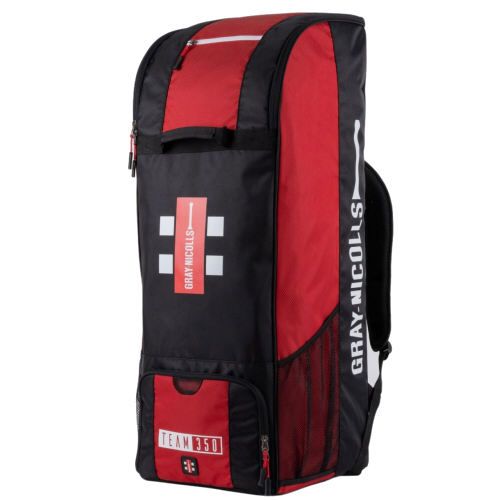 Gray Nicolls Team 350 Black Red Duffle Cricket Bag Front