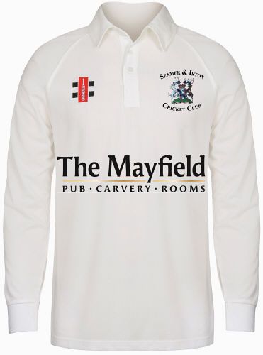 Seamer & Irton Cricket Club GN Matrix Cricket Shirt L/S Snr