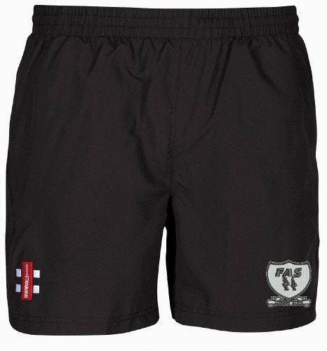 FAS Cricket Club GN Black Velocity Shorts  Snr