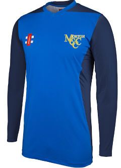 Morton CC GN Pro Performance T20 Cricket Shirt LS Navy  Snr