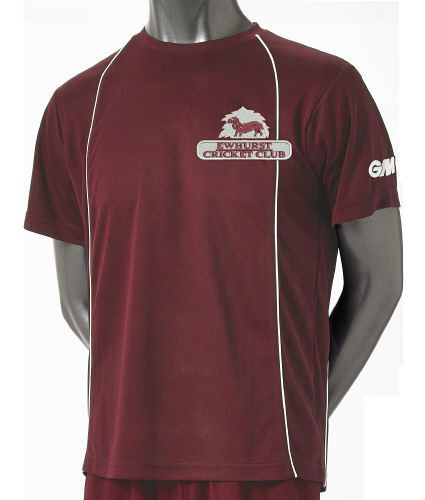 Ewhurst CC GM Maroon Training Shirt  Jnr