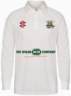 Springview CC GN Matrix Cricket Shirt L/S Snr