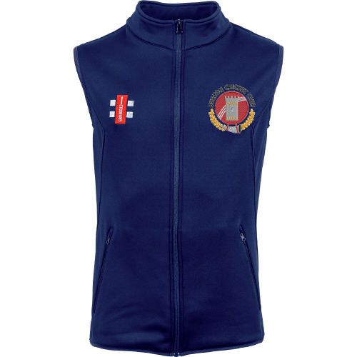 Burton Cricket Club GN Navy Storm Thermo Bodywarmer  Snr