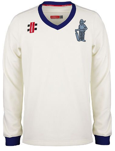 Pixie Cricket Club GN Pro Performance L/S Trim Sweater Jnr