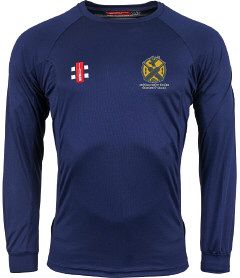 Normanby Park Cricket Club GN Navy Matrix LS Tee  Jnr