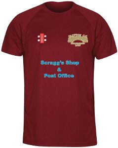 Clifton CC GN Maroon Matrix TShirt  Wom