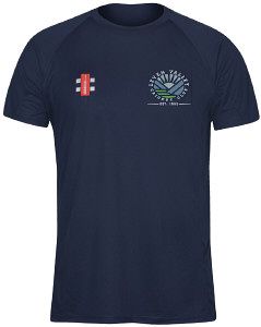 Leven Valley Cricket Club GN Navy Matrix TShirt  Snr