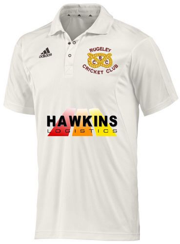 Rugeley Cricket Club adidas S/S Cricket Playing Shirt Snr