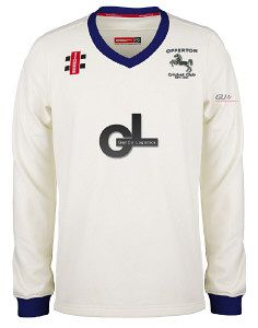 Offerton CC GN Pro Performance Navy L/S Sweater Snr