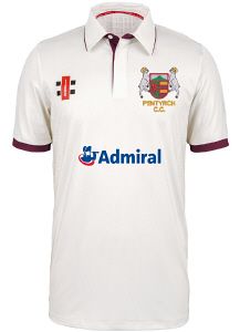 Pentyrch CC Pro Performance Maroon  S/S Shirt Snr