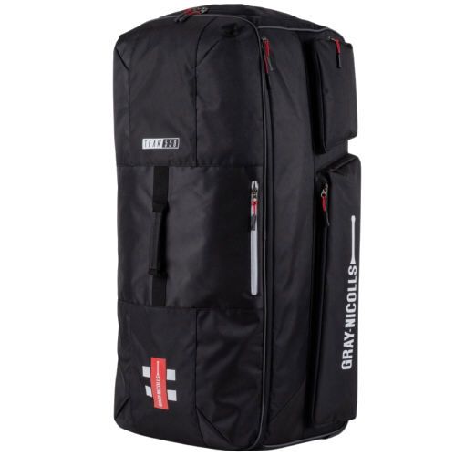 Gray Nicolls Team 550 Black Wheelie Cricket Bag 2023 Front