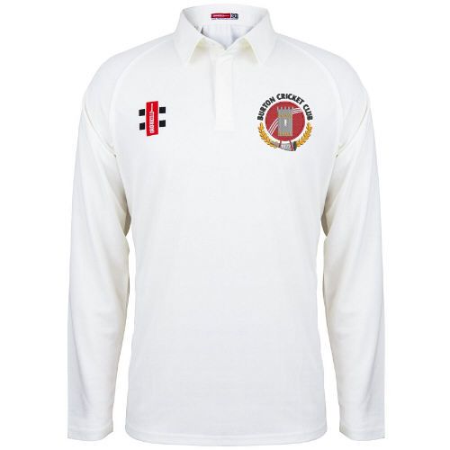 Burton Cricket Club GN Matrix Cricket Shirt L/S Jnr
