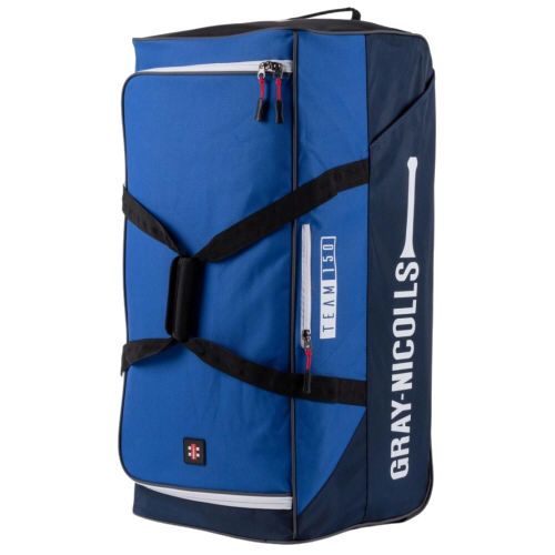 Gray Nicolls Team 150 Royal/Navy Wheelie Cricket Bag 2023