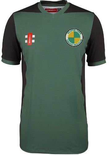 Selston CC GN Green Pro Performance T20 Cricket Shirt SS  Snr