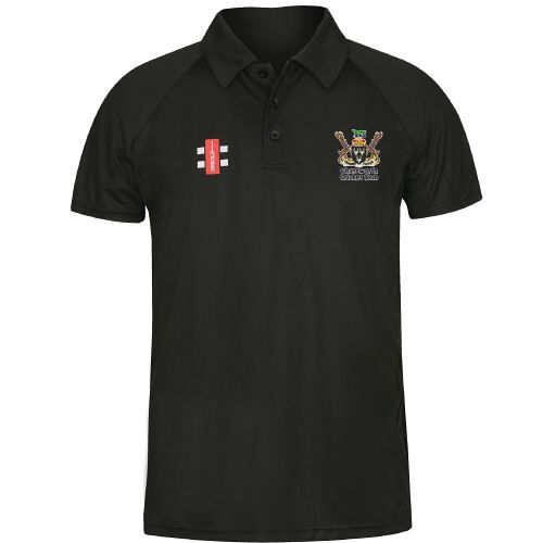 Chatsworth CC GN Black Matrix Polo Shirt  Snr