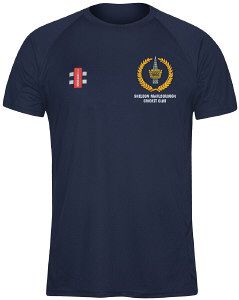 Sheldon Marlborough CC GN Navy Matrix TShirt  Jnr