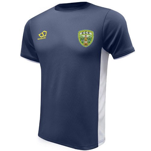 Calverton CC Masuri Cricket Training Shirt Navy  Jnr