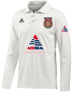 Apperknowle Cricket Club adidas L/S Cricket Playing Shirt Snr