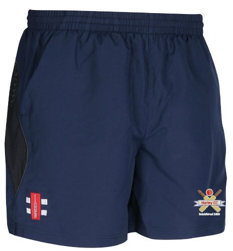 Harley Cricket Club GN Navy Velocity Shorts Snr