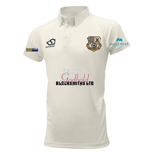 Hillam & Monk Fryston CC Masuri Cricket Playing Shirt S/S  Snr