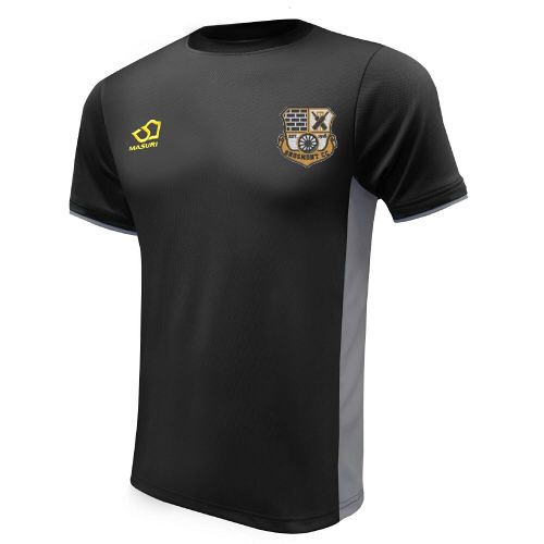 Hillam & Monk Fryston CC Masuri Cricket Training Shirt Green  Snr