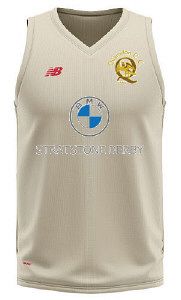 Quarndon Cricket Club New Balance Sleeveless Slipover   Jnr