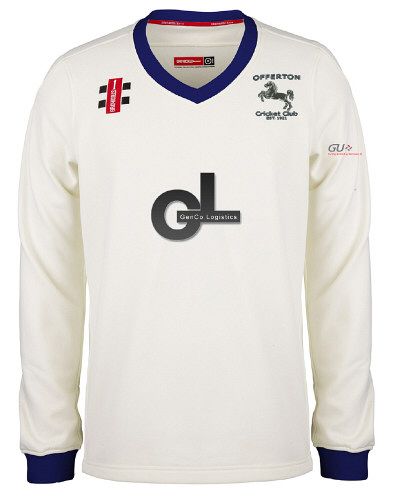 Offerton CC GN Pro Performance Navy L/S Sweater Snr