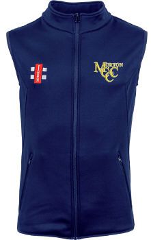 Morton Cricket Club GN Navy Fleece Bodywarmer  Snr