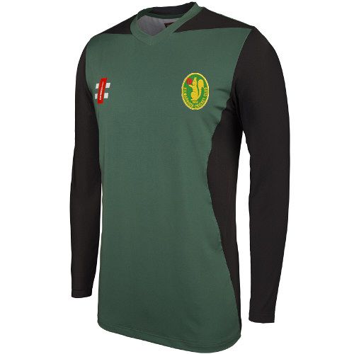 Kilmarnock Cricket Club GN Pro Performance T20 Cricket Shirt LS Green  Snr