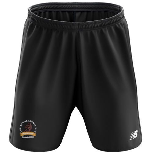 Shipley Hall Cricket Club New Balance Training Short Black   Jnr