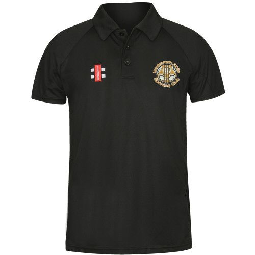 Handsworth CC GN Black Matrix Polo Shirt  Jnr