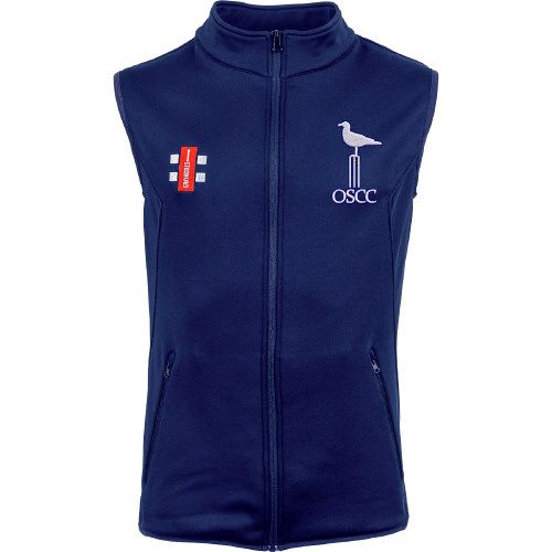 Old Seagullians CC GN Navy Fleece Bodywarmer  Snr