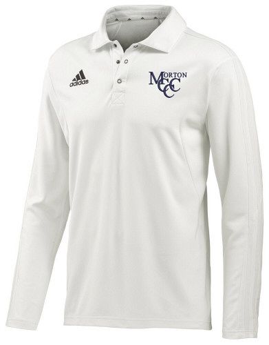 Morton Cricket Club adidas L/S Cricket Playing Shirt Snr