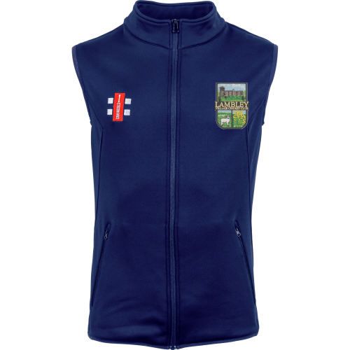 Lambley CC GN Navy Fleece Bodywarmer  Snr
