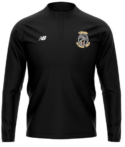 Tillside Cricket Club New Balance 1/4 Zip Mid Layer Black  Snr