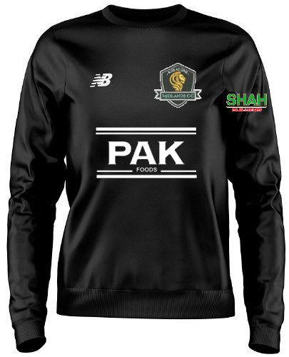 Midlands Cricket Club New Balance Training Sweater Black  Snr