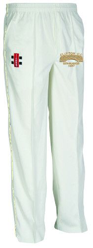 Clifton CC GN Matrix Trousers Plain  Snr
