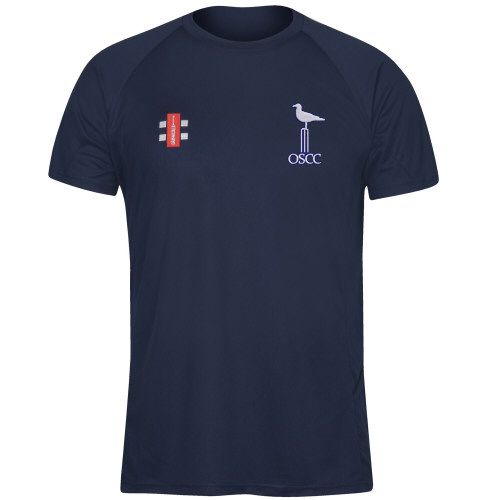 Old Seagullians CC GN Navy Matrix SS Tee  Snr