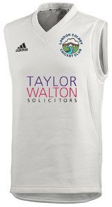 London Colney Cricket Club adidas Cricket Sleeveless Slipover Snr
