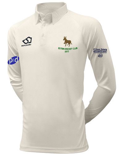 Elton CC Masuri Cricket Playing Shirt L/S  Snr