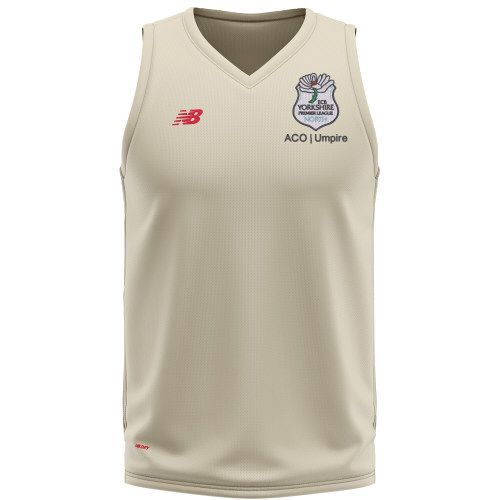 Yorkshire Umpires Premier League ACO New Balance Sleeveless Slipover   Snr