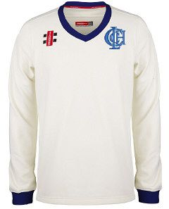 Little Hallingbury Cricket Club GN Pro Performance L/S Trim Sweater Jnr