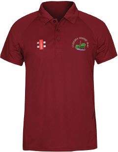 Bakewell Cricket Club GN Maroon Matrix Polo Shirt  Jnr