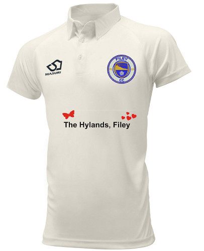 Filey Cricket Club Masuri Cricket Playing Shirt S/S  Jnr