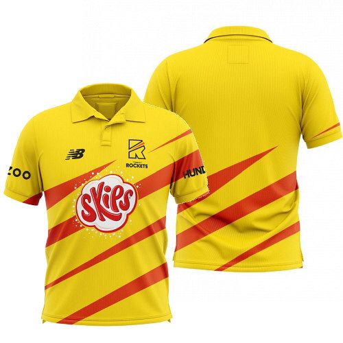 Trent Rockets The Hundred Short Sleeve Cricket Shirt Jnr 2022