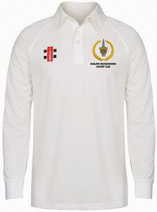 Sheldon Marlborough CC GN Matrix Cricket Shirt L/S Jnr